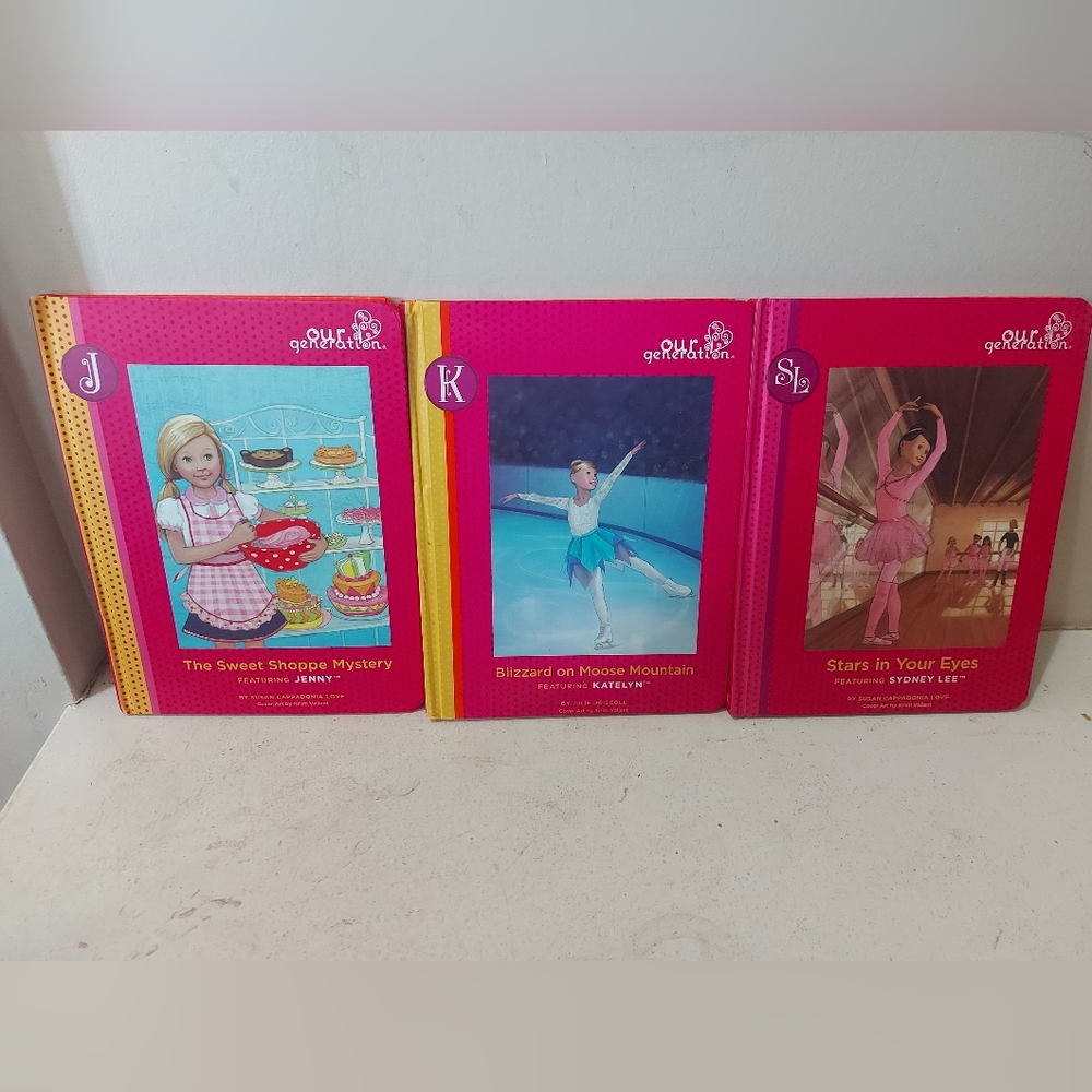 Our Generation doll book lot